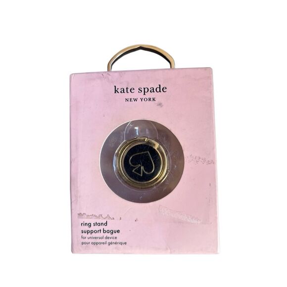 Kate Spade New York Cellphone Ring Stand Cream NIB - Picture 1 of 2
